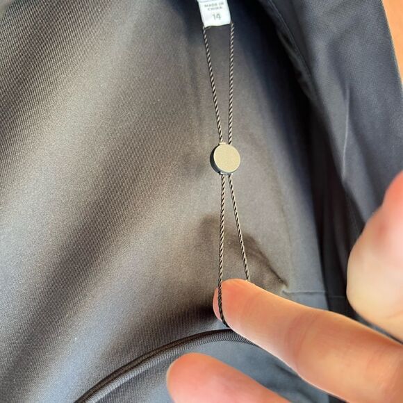 Halston Jade Jersey Gown Black Size 14 - Picture 8 of 11